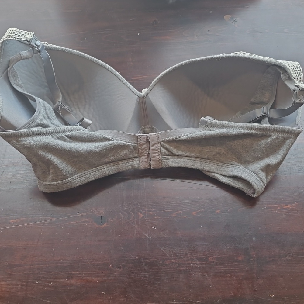 Motherhood Maternity Gray Seamless Support Bra - Picture 2 of 3